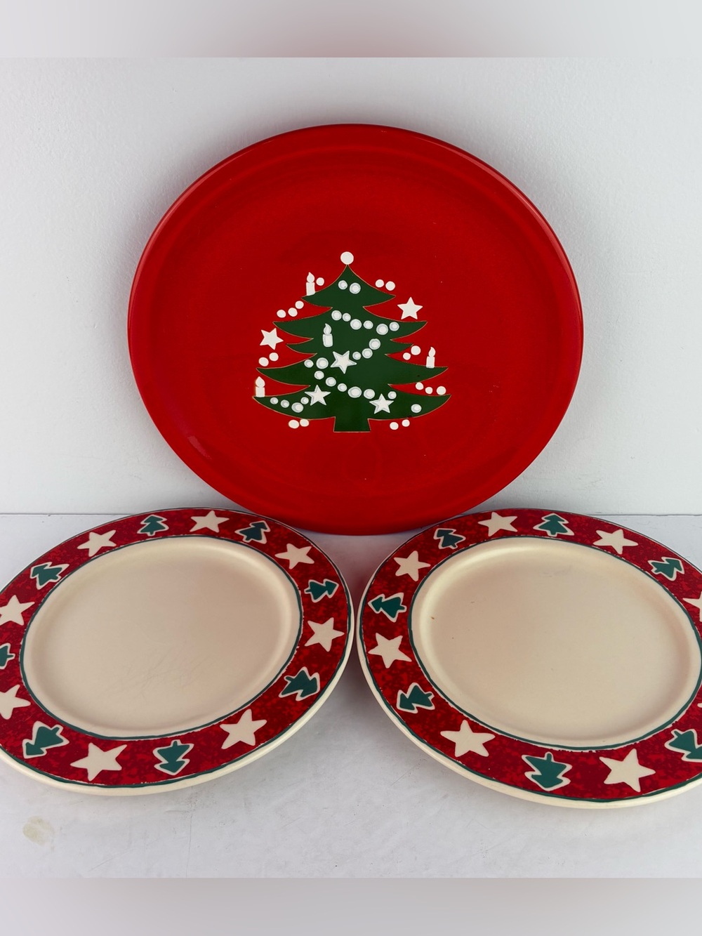 Waechtersbach Christmas Plates Set of 3